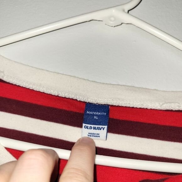 Old Navy Striped Mom Baby Maternity Matching Outfits XL 12-18 Months - Picture 15 of 15